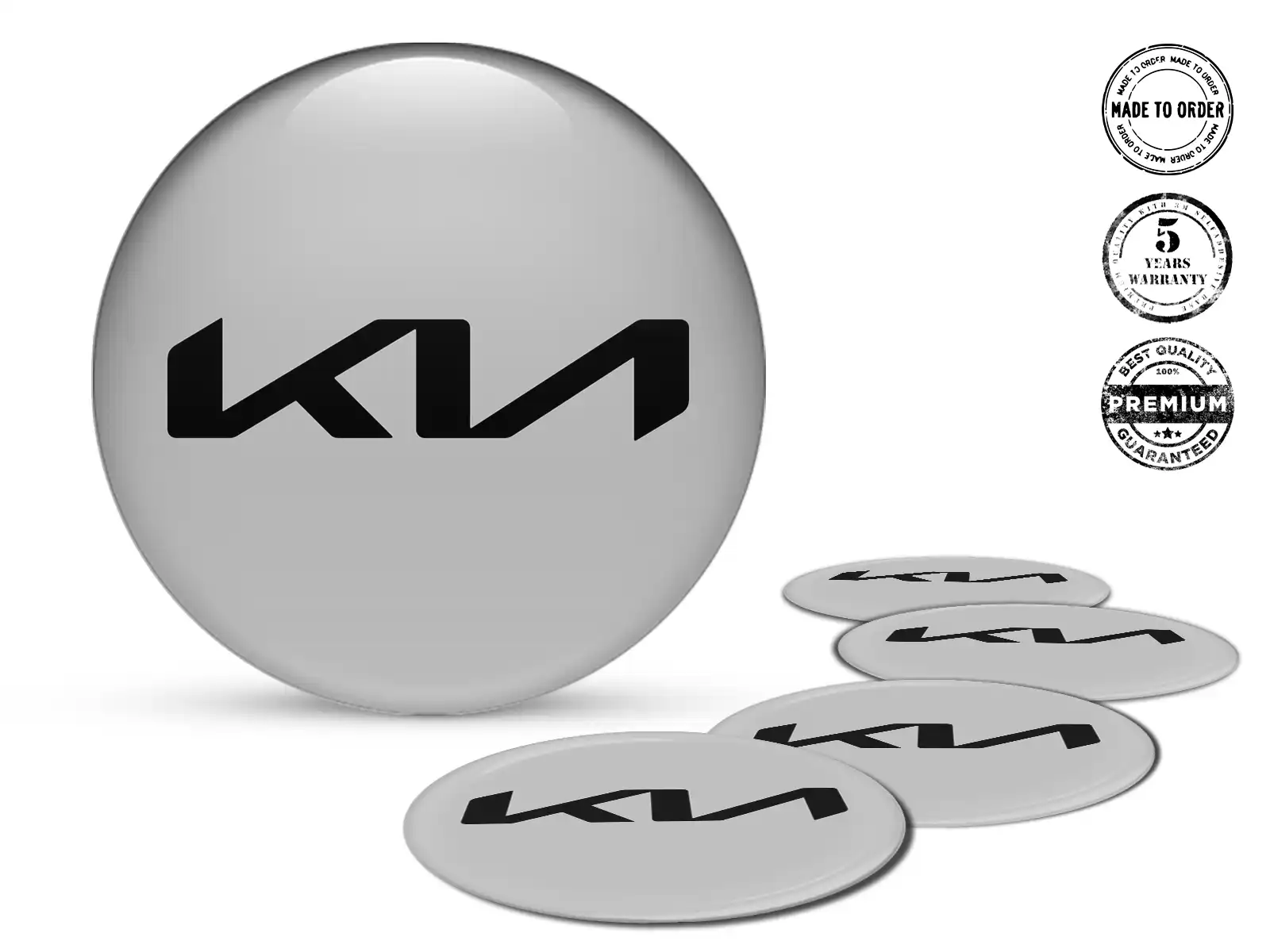 KIA Calcomanías de Rueda Edición Pegatinas de Silicona Racing